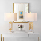 Safavieh Yara Iron Table Lamp in Gold Leaf - Set of 2 TBL4299A-SET2