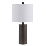 Safavieh Nori Polyresin Table Lamp in Dark Grey TBL4301A