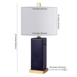 Safavieh Wendi Ceramic Table Lamp in Navy Blue TBL4305A