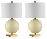 Safavieh Anina Glass Table Lamp in Cream - Set of 2 TBL4311A-SET2