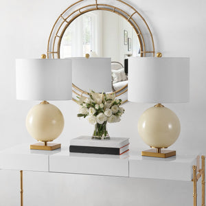 Safavieh Anina Glass Table Lamp in Cream - Set of 2 TBL4311A-SET2