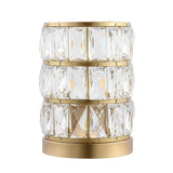 Safavieh Alva Acrylic Table Lamp  Brass Crystal/Ceramic TBL4312B