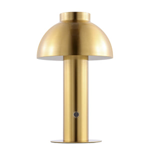 Safavieh Niara, 11.5 Inch, Brass, Iron, Rechargeable Led Table Lamp​ Brass Gold Metal TBL4315A