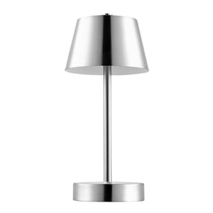 Safavieh Laita, 11 Inch, Nickel, Iron, Rechargeable Led Table Lamp​ Santin Nickel Metal TBL4316A