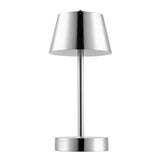 Safavieh Laita, 11 Inch, Nickel, Iron, Rechargeable Led Table Lamp​ Santin Nickel Metal TBL4316A