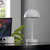 Safavieh Helene, 12 Inch, White, Iron, Rechargeable Led Table Lamp​ White Metal TBL4317A