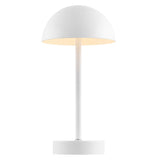 Helene, 12 Inch, White, Iron, Rechargeable Led Table Lamp