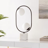 Safavieh Imrie Table Lamp White/Black Metal TBL4318A