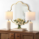 Safavieh Rhett Ceramic Table Lamp in Ivory - Set of 2 TBL4334A-SET2