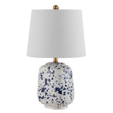 Safavieh Greyon Ceramic Table Lamp in Navy Blue TBL4341A