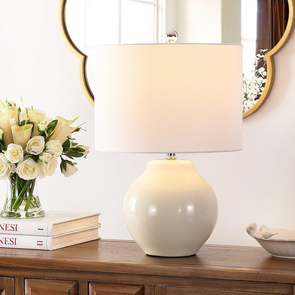 Safavieh Zaid Resin Table Lamp in Ivory TBL4348A