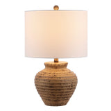 Kamryn Resin Table Lamp in Brown