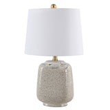 Safavieh Brixton Ceramic Table Lamp in Cream, Blue TBL4356A