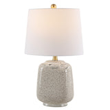 Safavieh Brixton Ceramic Table Lamp in Cream, Blue TBL4356A