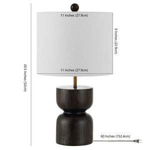 Safavieh Lastra Table Lamp in Dark Brown TBL4381A