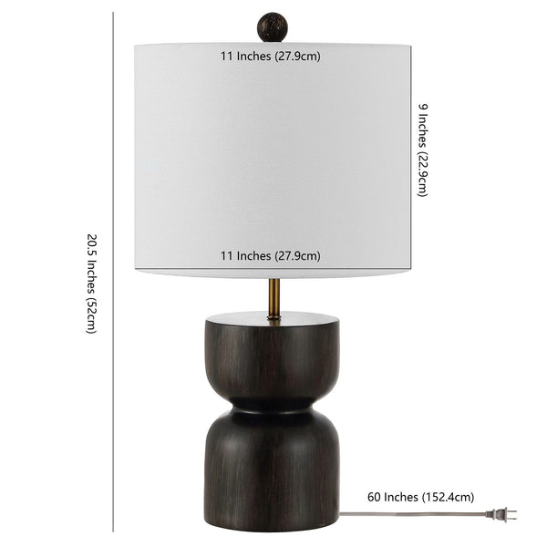 Safavieh Lastra Table Lamp in Dark Brown TBL4381A