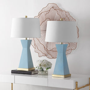 Onder Table Lamp Set of 2 - Sophisticated Geometric Design with Elegant Gold Base for Your Home