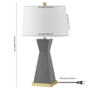 Onder Table Lamp Set of 2 - Sophisticated Geometric Design with Elegant Gold Base for Your Home