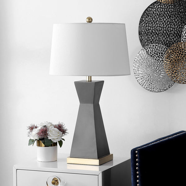 Onder Table Lamp Set of 2 - Sophisticated Geometric Design with Elegant Gold Base for Your Home