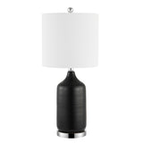 Safavieh Bergen, 27 Inch, Black, Ceramic Table Lamp W/ Usb Port​ Black Ceramic TBL4410A