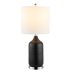 Safavieh Bergen, 27 Inch, Black, Ceramic Table Lamp W/ Usb Port​ Black Ceramic TBL4410A