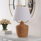 Safavieh Saolia, 22 Inch, Natural, Rattan Table Lamp Natural Rattan TBL4467A