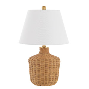 Safavieh Saolia, 22 Inch, Natural, Rattan Table Lamp Natural Rattan TBL4467A