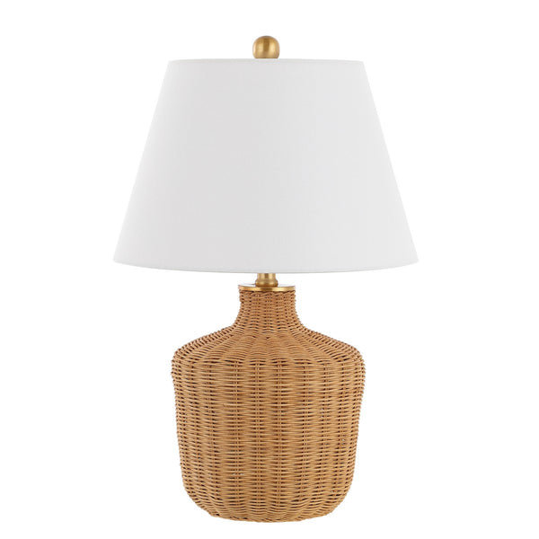 Safavieh Saolia, 22 Inch, Natural, Rattan Table Lamp Natural Rattan TBL4467A