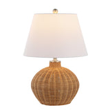 Safavieh Juana, 22 Inch, Natural, Rattan Table Lamp Natural Rattan TBL4468A