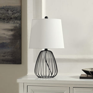Safavieh Seine 19 Inch Table Lamp Black Iron TBL4472A