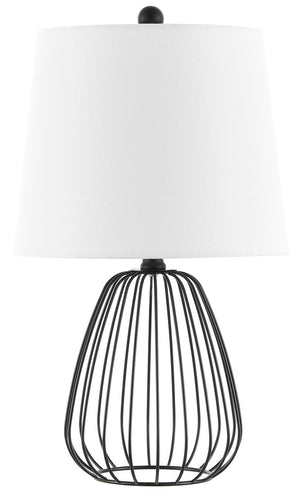 Safavieh Seine 19 Inch Table Lamp Black Iron TBL4472A
