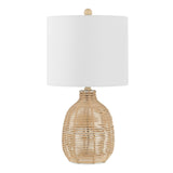 Safavieh Oroya, 23 Inch, Light Natural, Rattan Table Lamp TBL4473A