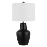 Safavieh Voetta, 23 Inch, Black, Ceramic Table Lamp TBL4477A