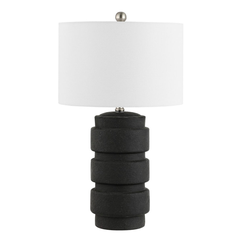 Safavieh Sero, 24.5 Inch, Black, Ceramic Table Lamp TBL4478A