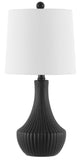 Safavieh Herleva 20 Inch Table Lamp Black Iron TBL4479A