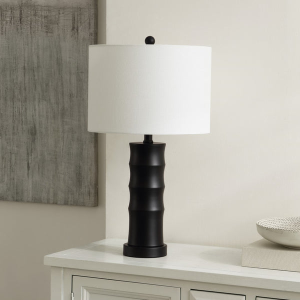 Safavieh Zamora 20 Inch Table Lamp Black Iron  TBL4493A