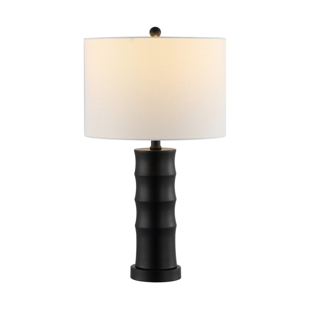 Safavieh Zamora 20 Inch Table Lamp Black Iron  TBL4493A