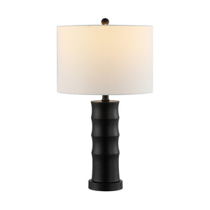 Safavieh Zamora 20 Inch Table Lamp Black Iron  TBL4493A