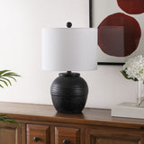Safavieh Naturi, 20 Inch, Black, Ceramic Table Lamp TBL4495A