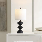 Safavieh Riza 19.5 Inch Table Lamp Black  Resin TBL4501A