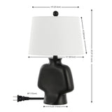 Safavieh Johari, 20.25 Inch, Black, Resin Table Lamp Black Resin TBL4512A