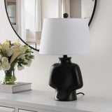 Safavieh Johari, 20.25 Inch, Black, Resin Table Lamp Black Resin TBL4512A