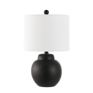 Safavieh Roux 19.5 Inch Table Lamp Black  Ceramic TBL4513A