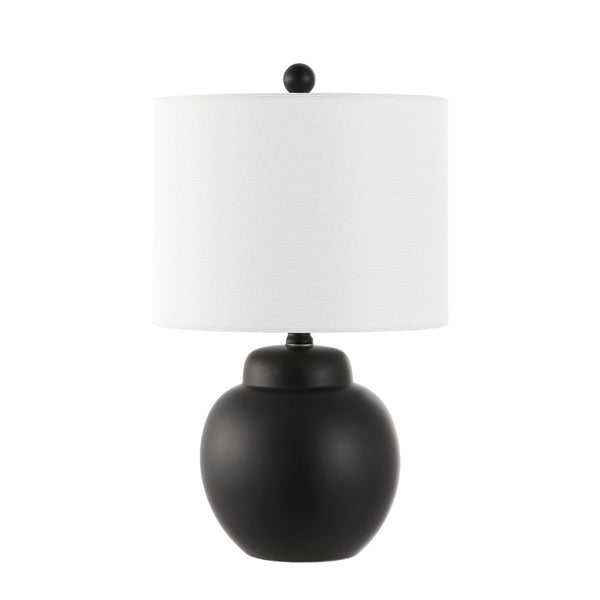 Safavieh Roux 19.5 Inch Table Lamp Black  Ceramic TBL4513A