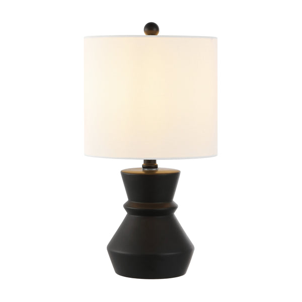 Safavieh Roslyn 17.5 Inch Table Lamp Black  Ceramic TBL4515A