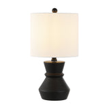 Safavieh Roslyn 17.5 Inch Table Lamp Black  Ceramic TBL4515A