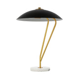 Safavieh Suarez, 20.25 Inch, Black/Brass, Marble/Metal Table Lamp Black / Brass Metal TBL4536A