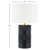 Safavieh Weller Table Lamp Black Polyresin TBL7020B