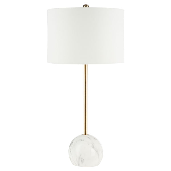 Safavieh Kyrene Table Lamp White Marble Steel TBL7022A