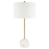 Safavieh Kyrene Table Lamp White Marble Steel TBL7022A